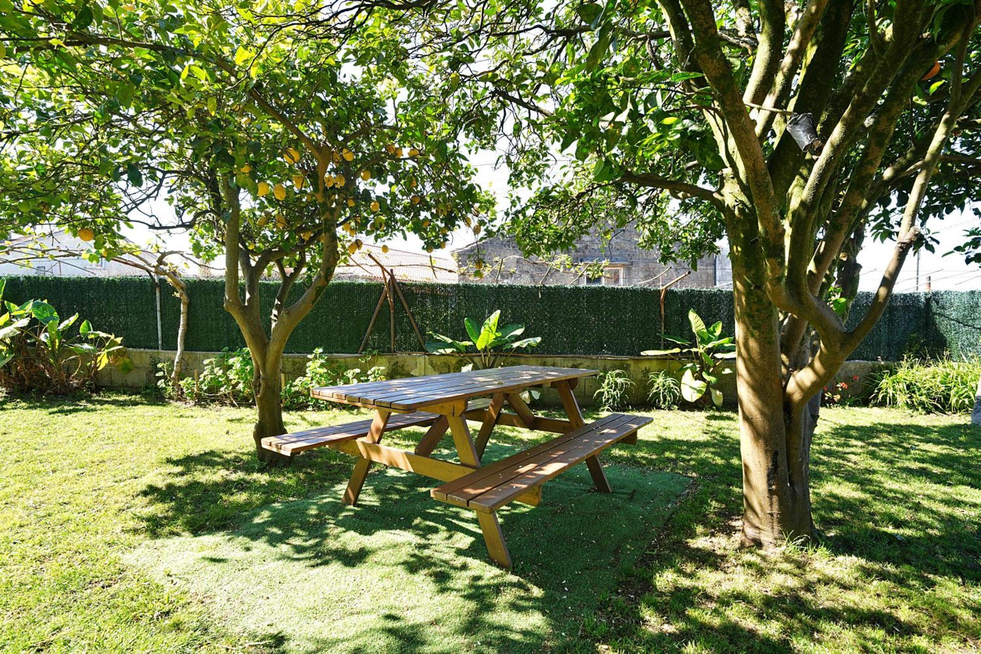 Casa Con Jardin En Vilanova De Arousa 外观 照片